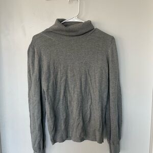 Banana Republic Women Gray Turtleneck Sweater